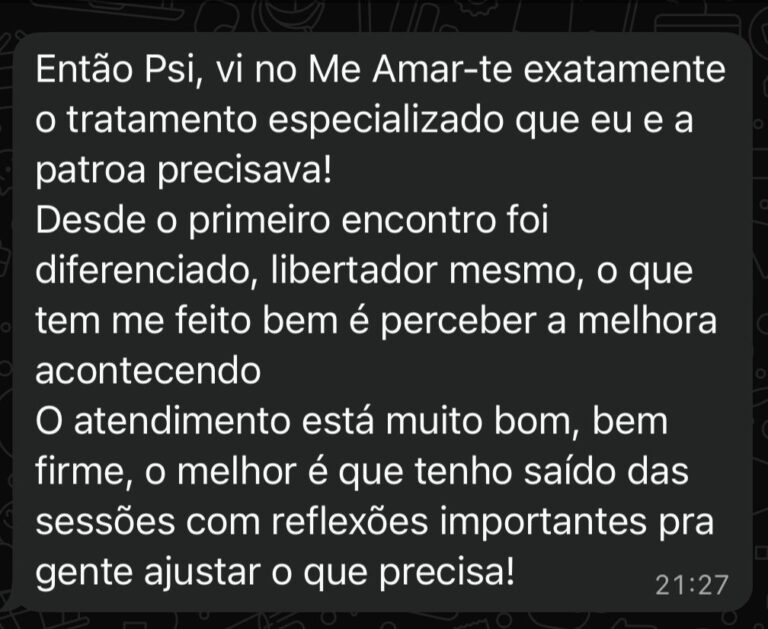 "Saio com reflexões importantes!"